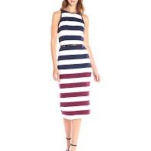 NWT- Ted Baker- Rowing Stripe Bodycon Dress size 5